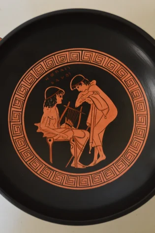 KYLIX Red figure pottery sjsdesigns handmade 5
