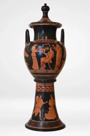 greek pottery hand made replica red figure lebes gamikos wedding gifts sjs 000