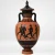 greek pottery hand made replica black figure amphora panathenaic games sjs pbf 010