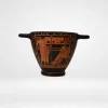 greek pottery hand made replica red figure skyphos penelope and telemachos sjs prf 013